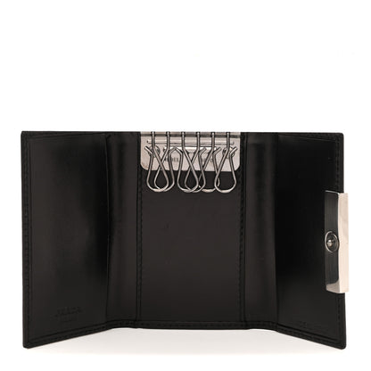 Prada Vitello 6 Key Holder Black 5 of 7
