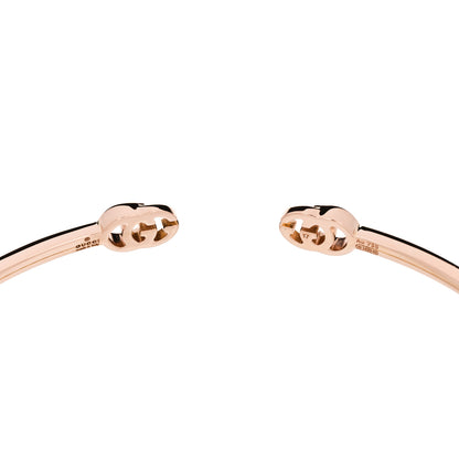 Gucci 18K Rose Gold GG Running Cuff Bracelet 3 of 4