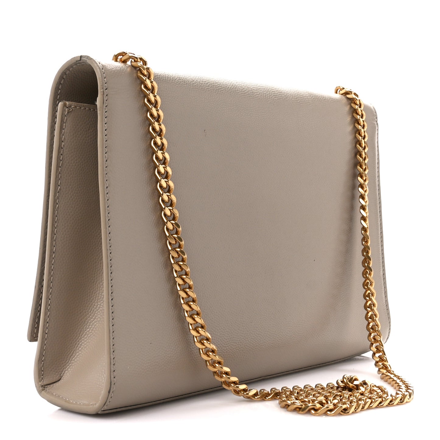 Grain De Poudre Medium Monogram Kate Satchel Dark Beige