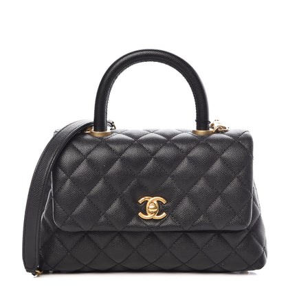 Chanel Caviar Quilted Mini Coco Handle Flap Black 1 of 10