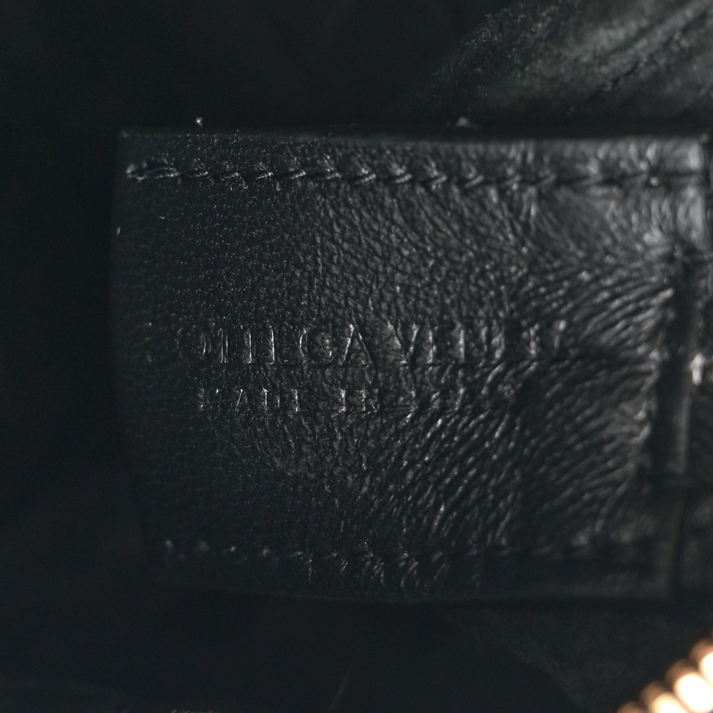 Nappa Intrecciato Mini Loop Camera Bag Black