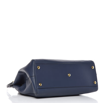 Burberry Trench Calfskin Alligator DK88 Lugggage Bag Midnight Blue 4 of 9