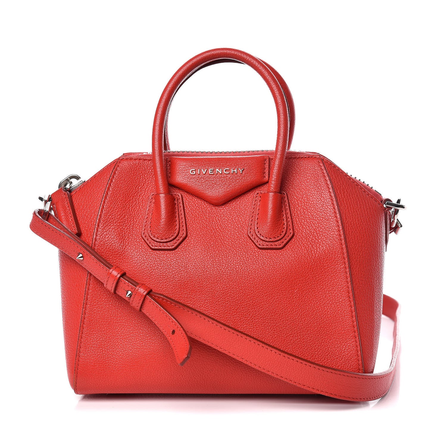 Sugar Goatskin Mini Antigona Red