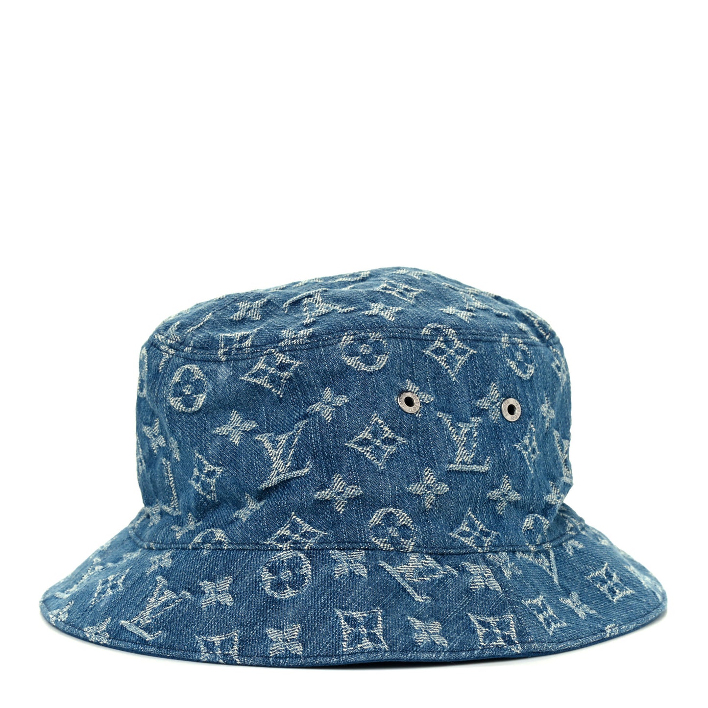 Monogram Denim Transformable Bob Bucket Hat 58 Blue