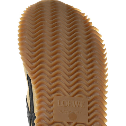 Loewe Nylon Suede Flow Runner Sneakers 40 Gold Black 7 of 9