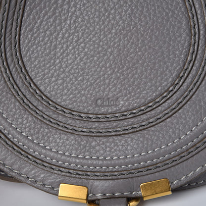 Chloe Calfskin Mini Marcie Round Crossbody Bag Cashmere Grey 6 of 11