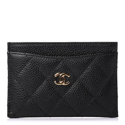 Chanel Caviar Quilted Card Holder Black 1 of 4