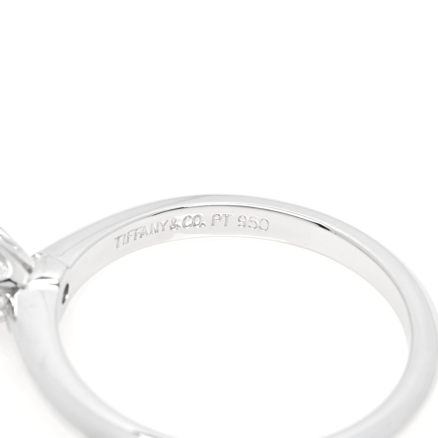 Platinum Diamond .36ct Solitaire Engagement Ring 50 5.5