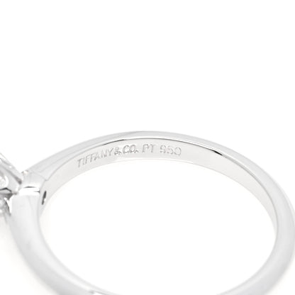 Tiffany Platinum Diamond .36ct Solitaire Engagement Ring 50 5.5 4 of 5