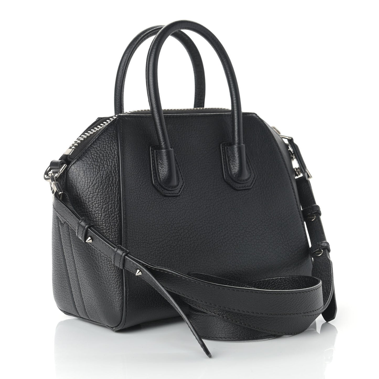 Sugar Goatskin Mini Antigona Black