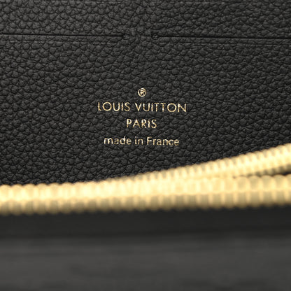 Louis Vuitton Empreinte Clemence Wallet Black 5 of 6