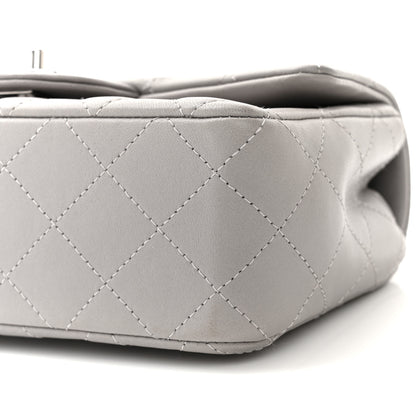 Chanel Lambskin Quilted Mini Rectangular Flap Grey 10 of 11