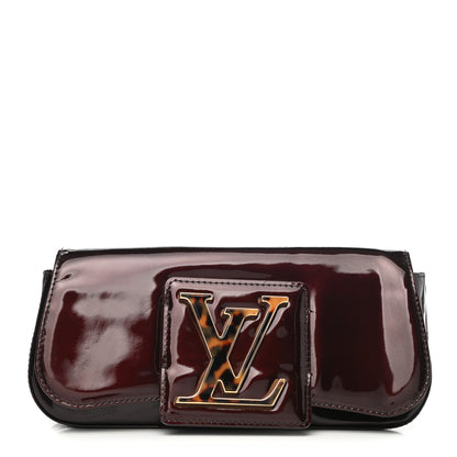 Louis Vuitton Patent Sobe Clutch Amarante 1 of 9