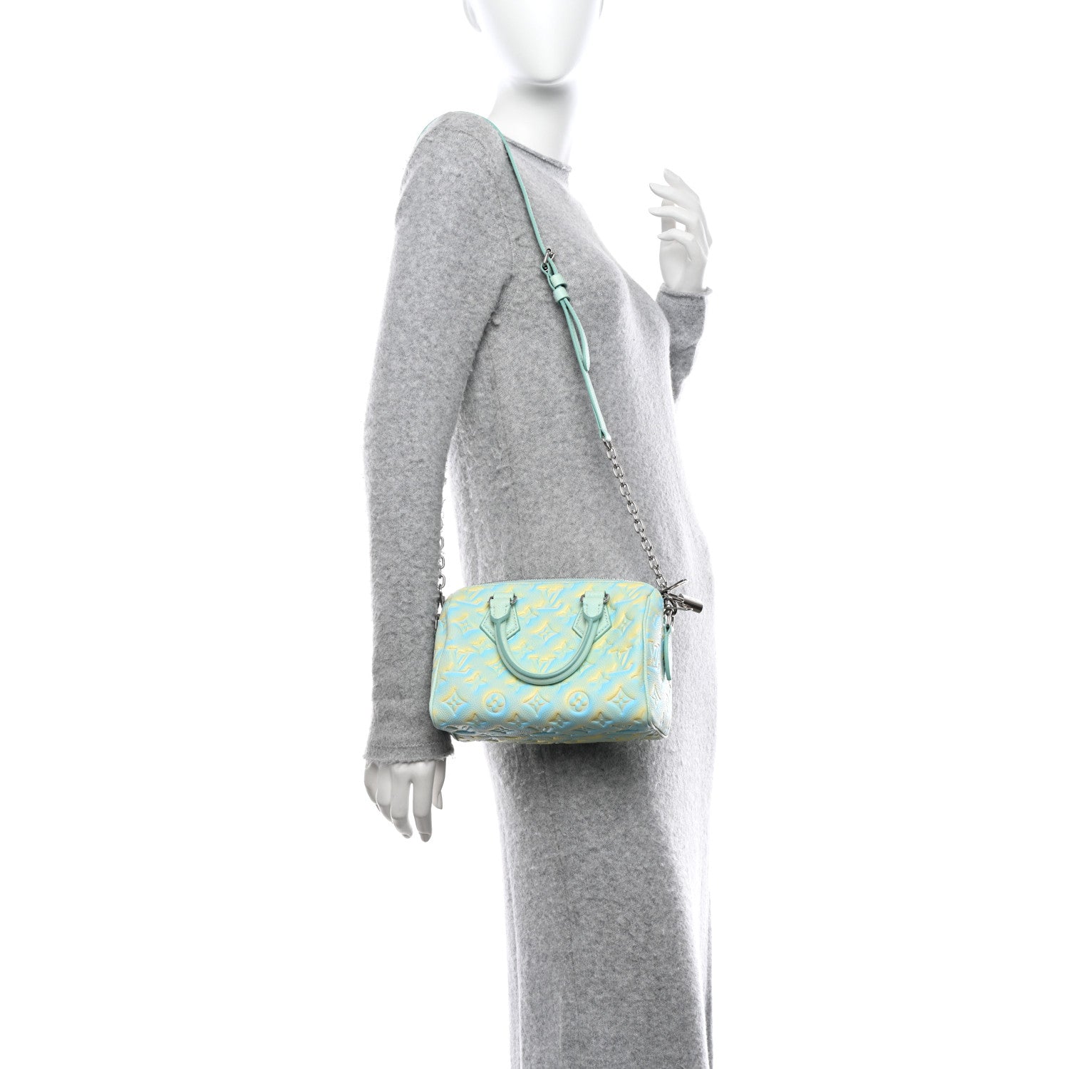 Louis Vuitton Empreinte Monogram Summer Stardust Speedy 20 Water Green 2 of 10
