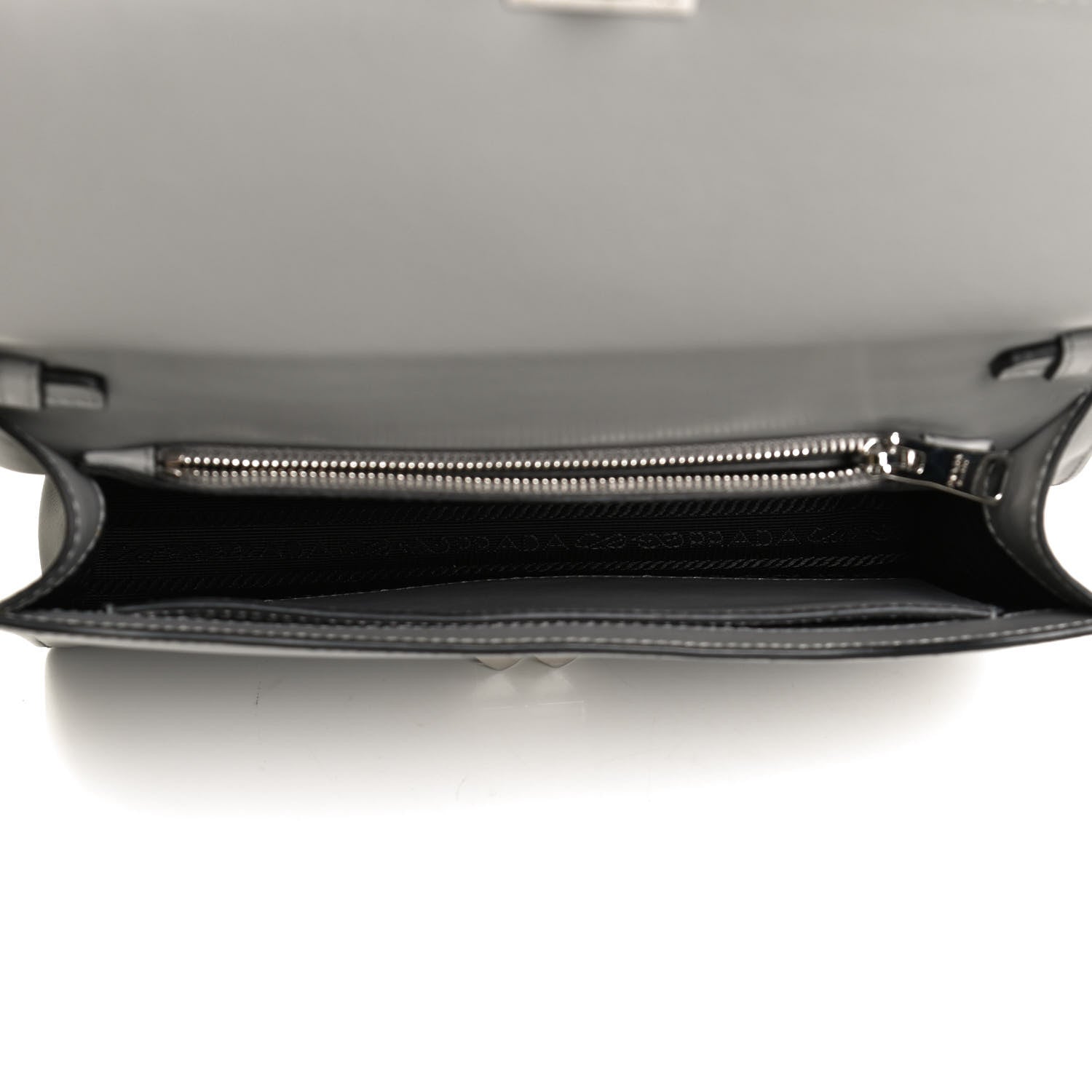 Prada Saffiano City Calfskin Studded Large Elektra Shoulder Bag Nube 4 of 9