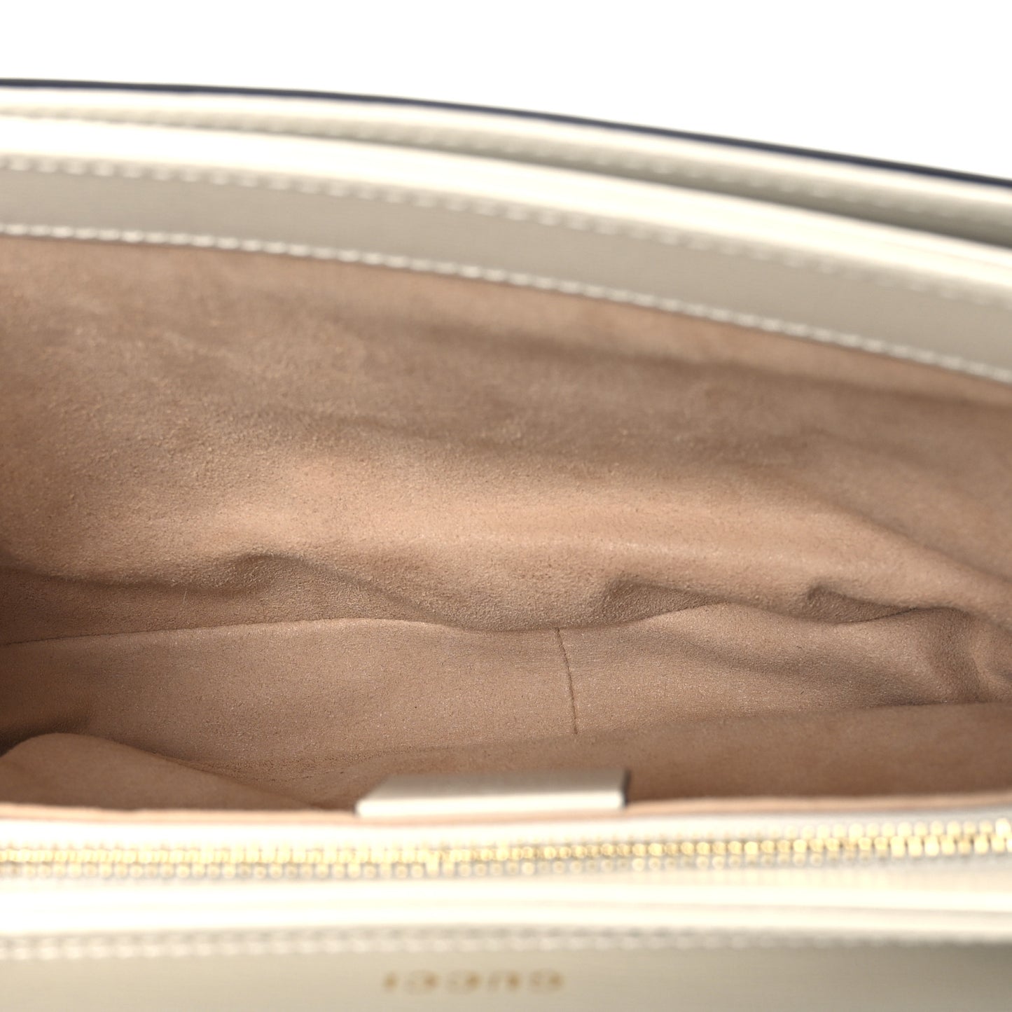 GG Supreme Monogram Horsebit 1955 Shoulder Bag Beige Mystic White