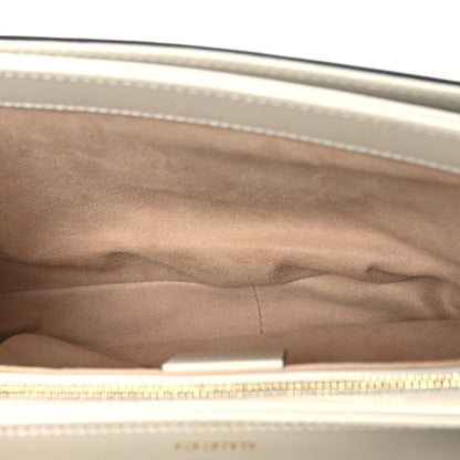 Gucci GG Supreme Monogram Horsebit 1955 Shoulder Bag Beige Mystic White 5 of 10