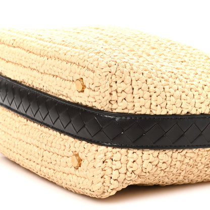 Bottega Veneta Raffia Woven Nappa Intrecciato Mini Wallace Natural Fondant 10 of 10