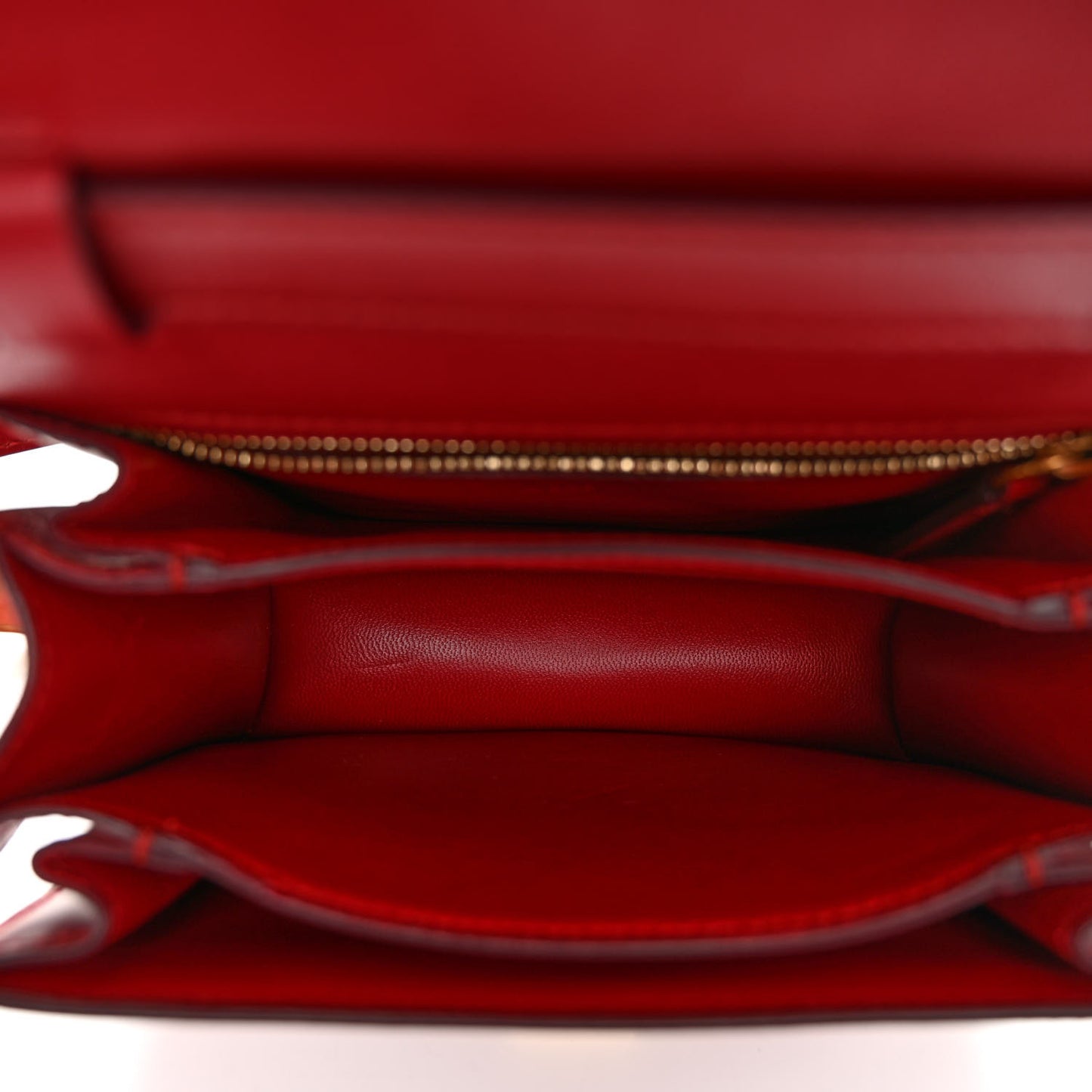 Smooth Calfskin Small Classic Box Flap Bag Red