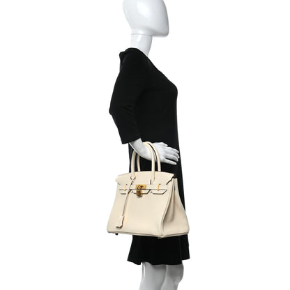 Hermes Taurillon Clemence Birkin 30 Nata 2 of 35