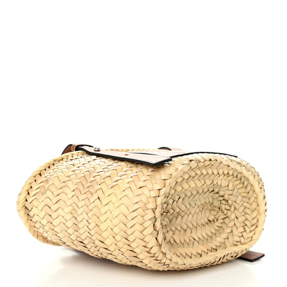 Loewe Raffia Small Basket Tote Bag Natural Tan 4 of 9