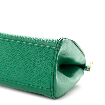 Dolce & Gabbana Dauphine Micro Miss Sicily Satchel Green 9 of 9