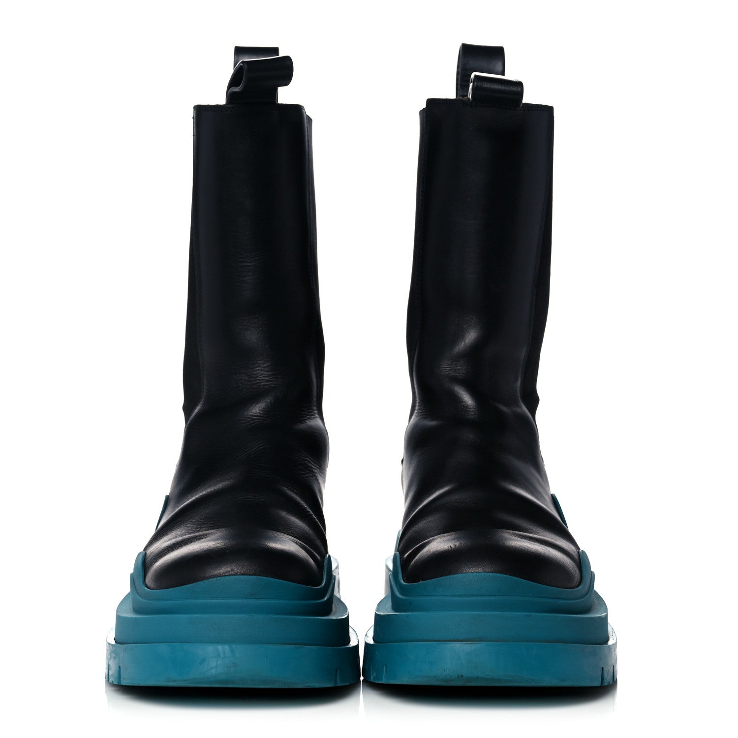 Bottega Veneta Calfskin The Tire Chelsea Boots 37 Black Blaster 2 of 21