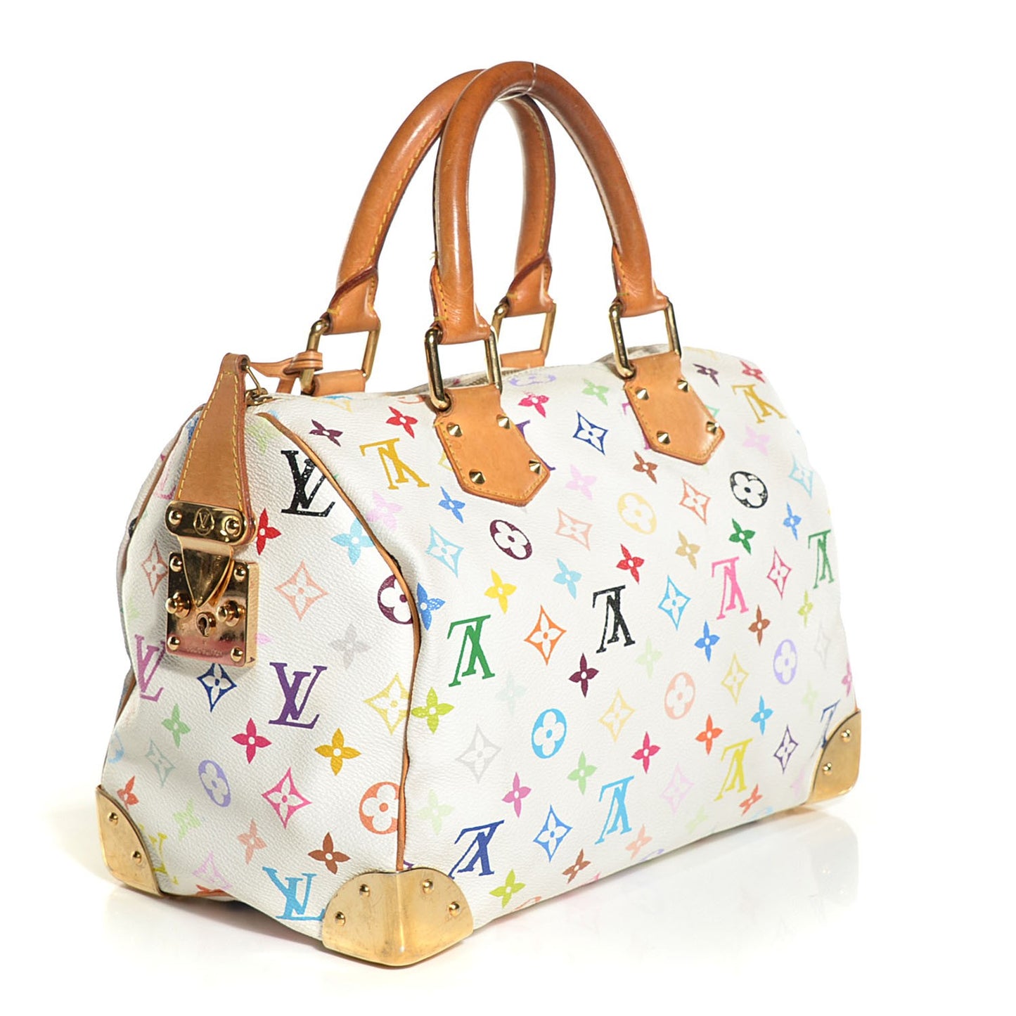 Monogram Multicolor Speedy 30 White