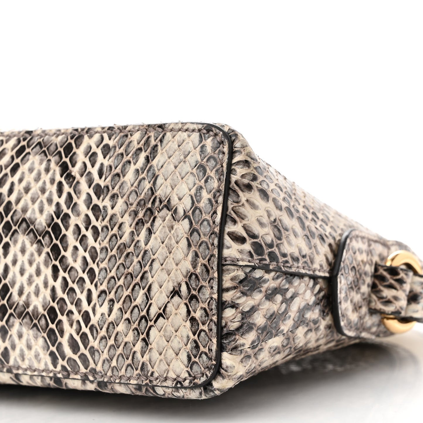 Snakeskin GG Small Ophidia Dome Shoulder Bag Roccia
