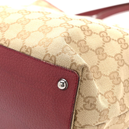 Gucci Monogram Large Eclipse Tote Red 11 of 18
