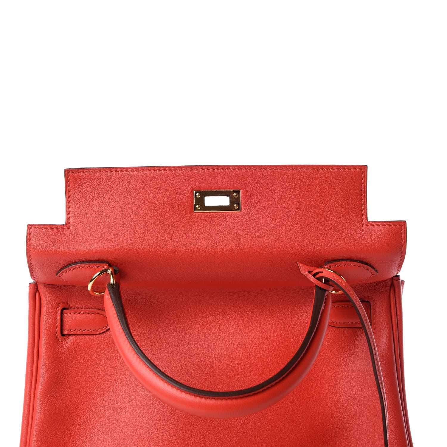 Hermes Swift Kelly Retourne 25 Rouge Tomate 17 of 36