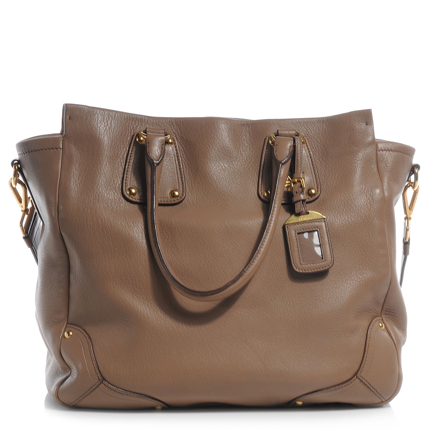 Cervo Deerskin Tote Visone