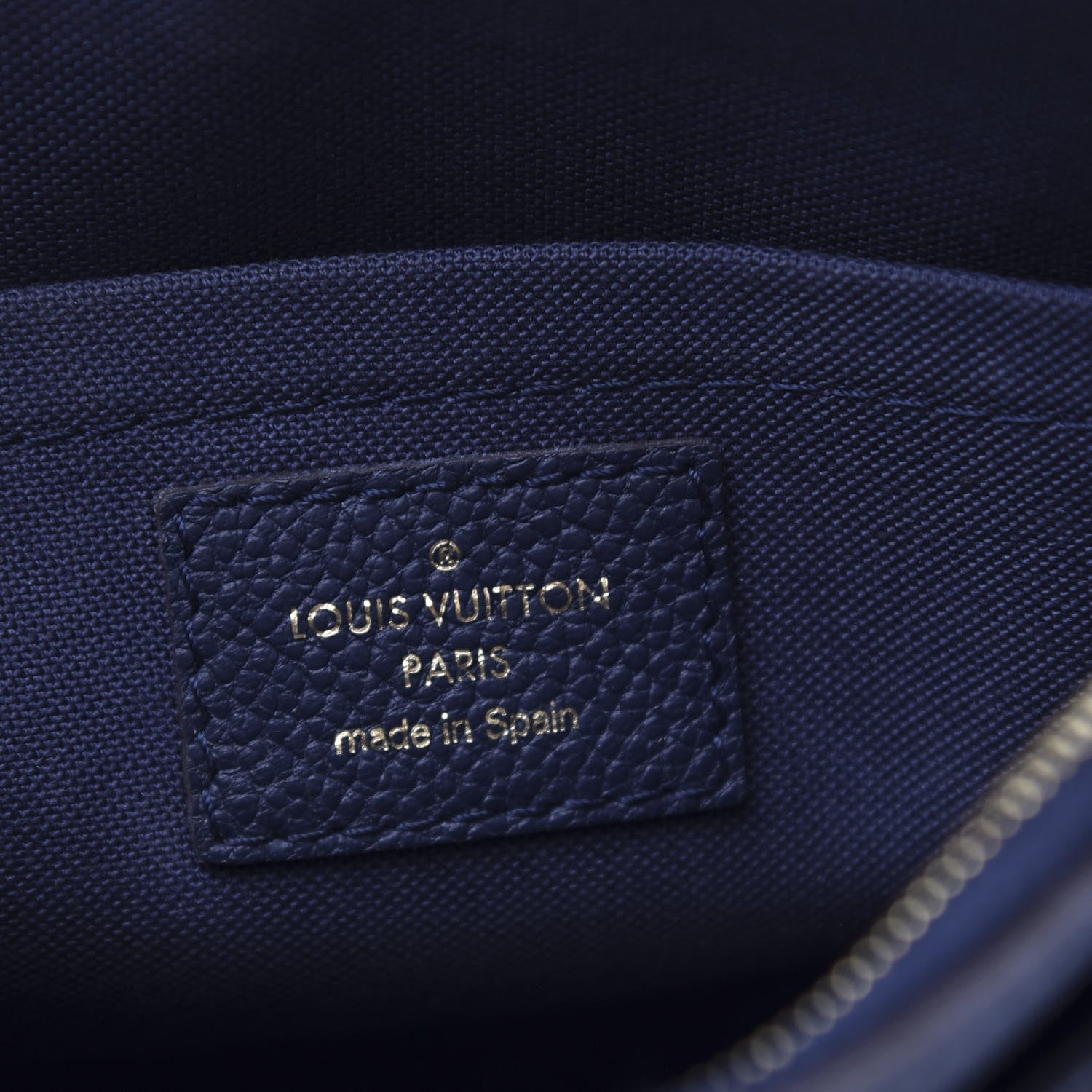 Louis Vuitton Monogram Pallas Clutch Blue Marine 5 of 11