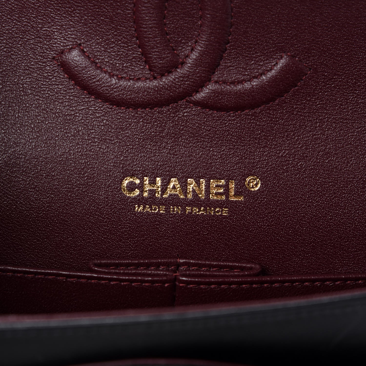 Chanel Lambskin Quilted Medium Double Flap Black 10 of 12