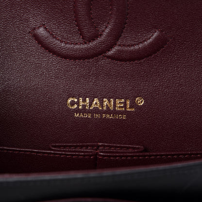 Chanel Lambskin Quilted Medium Double Flap Black 10 of 12