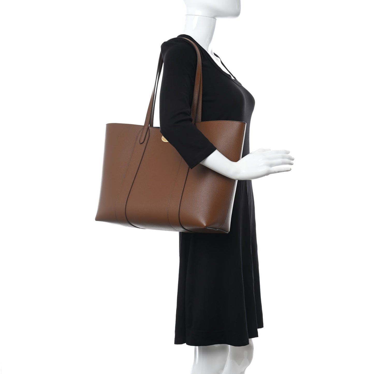 Small Classic Grain Bayswater Tote Oak Oxford Blue