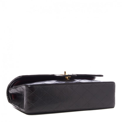 Chanel Lambskin Quilted Medium Double Flap Black 3 of 9