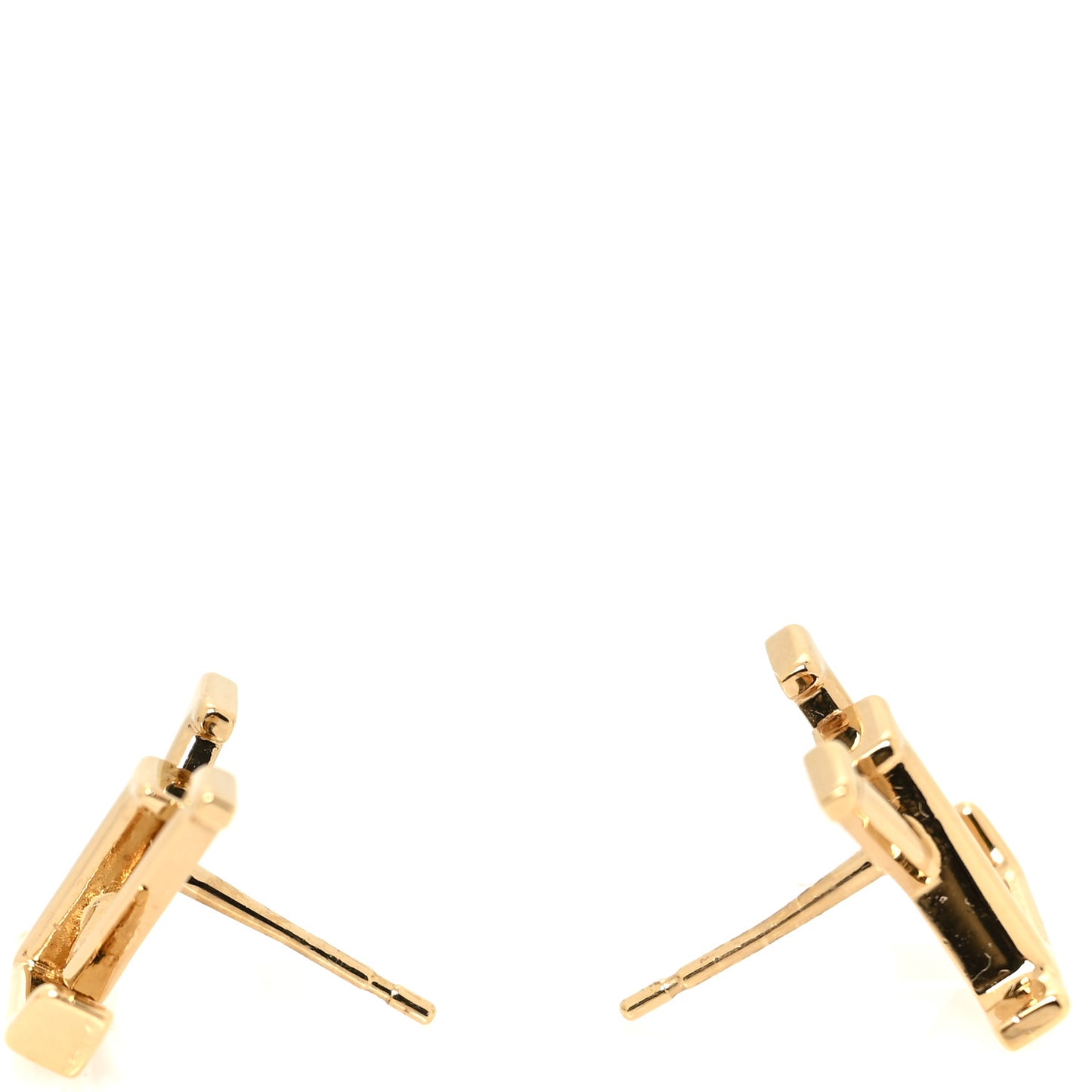 Metal LV Iconic Earrings Gold