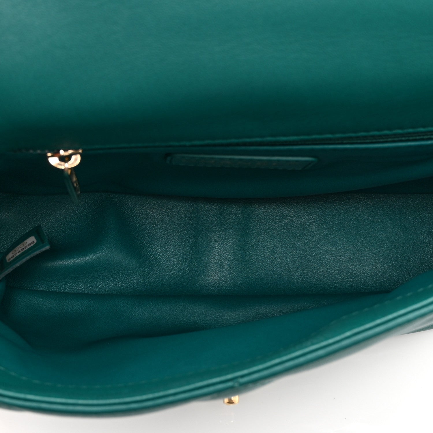 Chanel Lambskin Quilted Small Easy Carry Flap Green 5 of 10