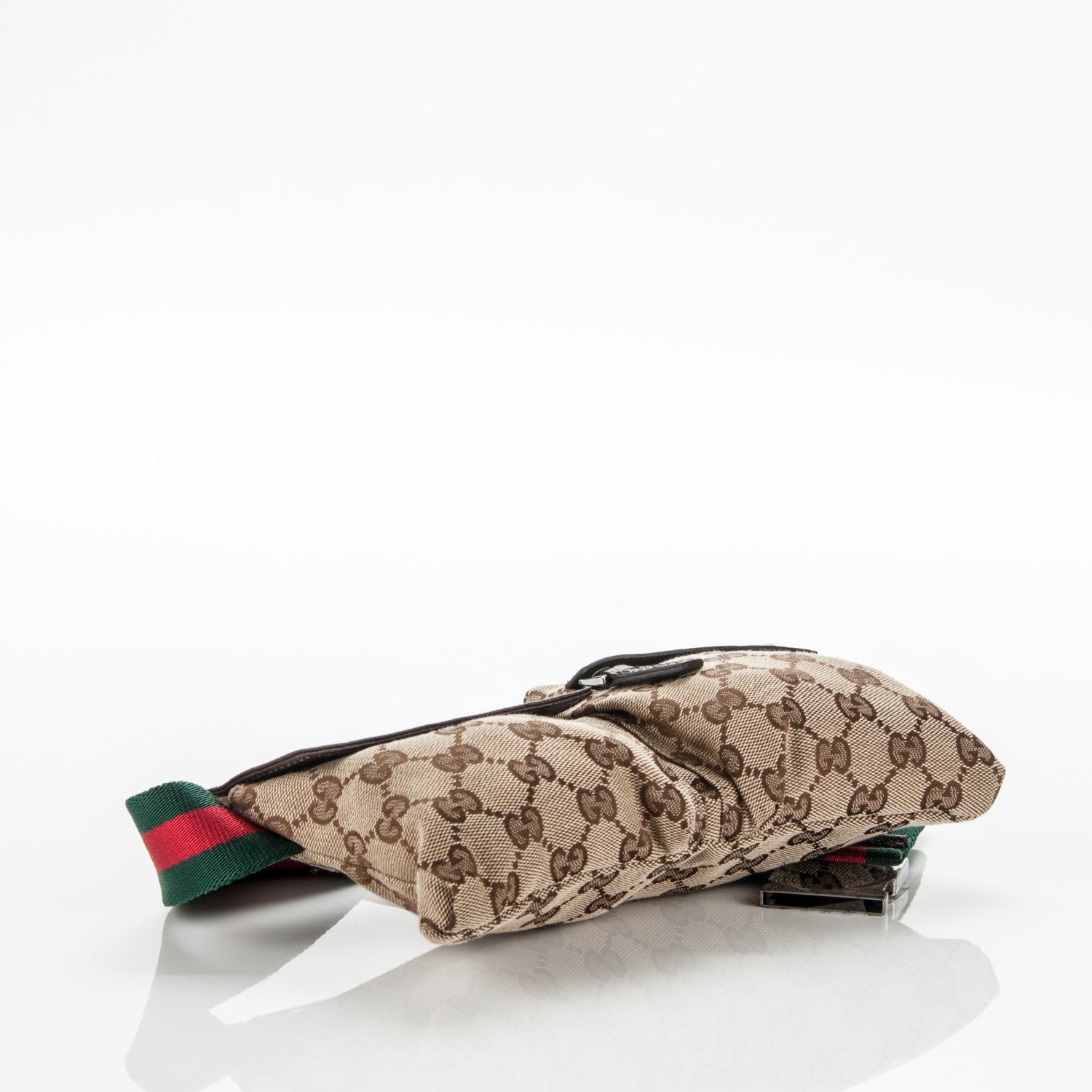 Gucci Monogram Web Belt Bag Dark Brown 4 of 7