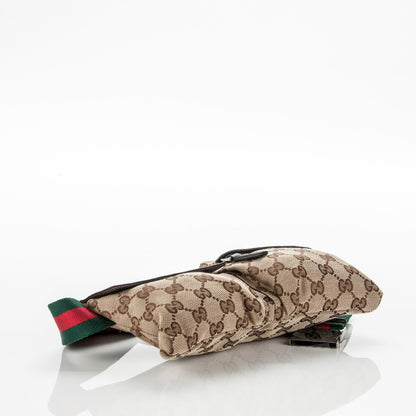 Gucci Monogram Web Belt Bag Dark Brown 4 of 7