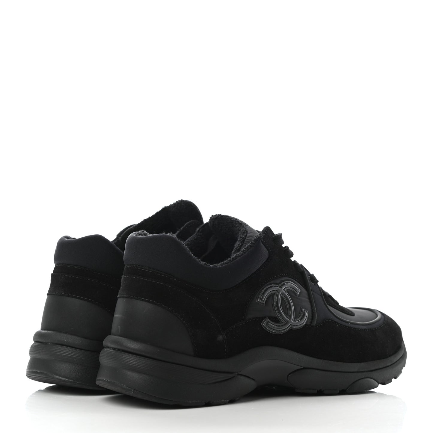 Kid Suede Calfskin Mens Sneakers 41 Black