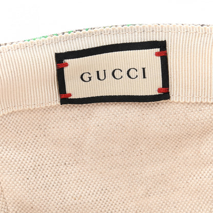 Gucci GG Supreme Monogram Flora Baseball Hat 56 S Red 7 of 8