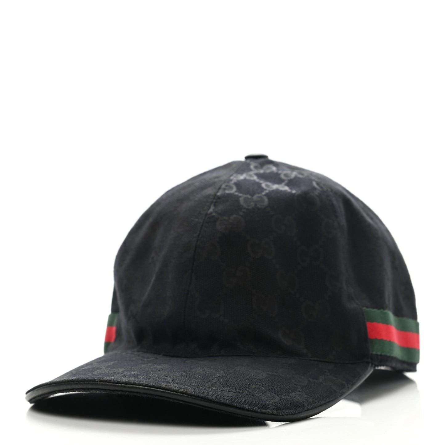 Monogram Web Baseball Hat XL Black