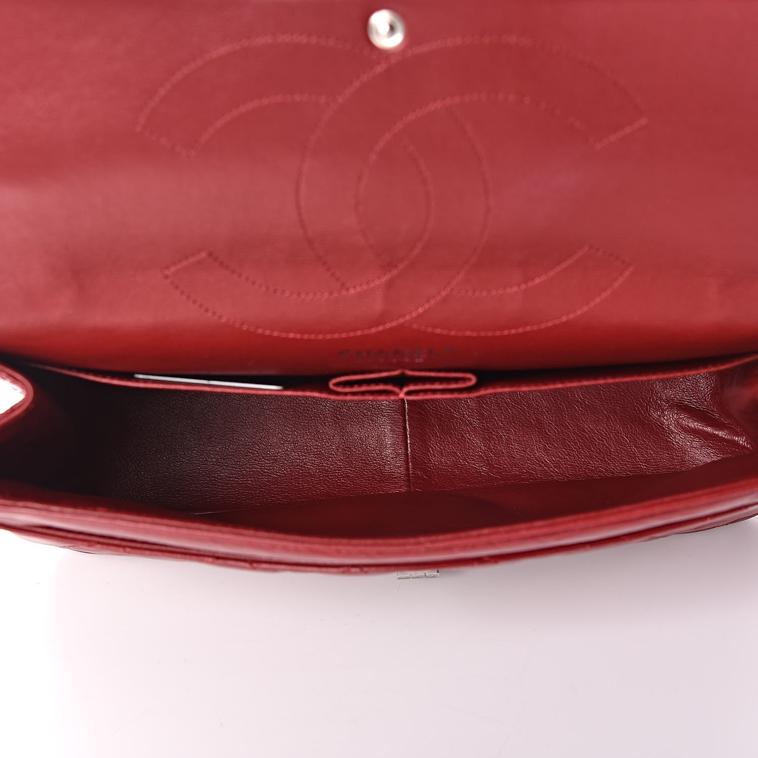 Chanel Aged Calfskin Quilted 2.55 Reissue 227 Flap Red 7 of 10