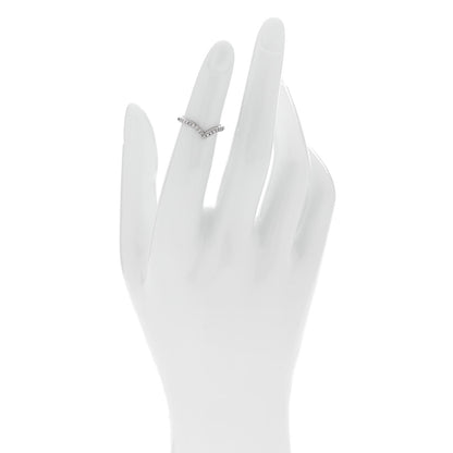 Tiffany Platinum Diamond Soleste V Band Ring 45 3.25 2 of 5