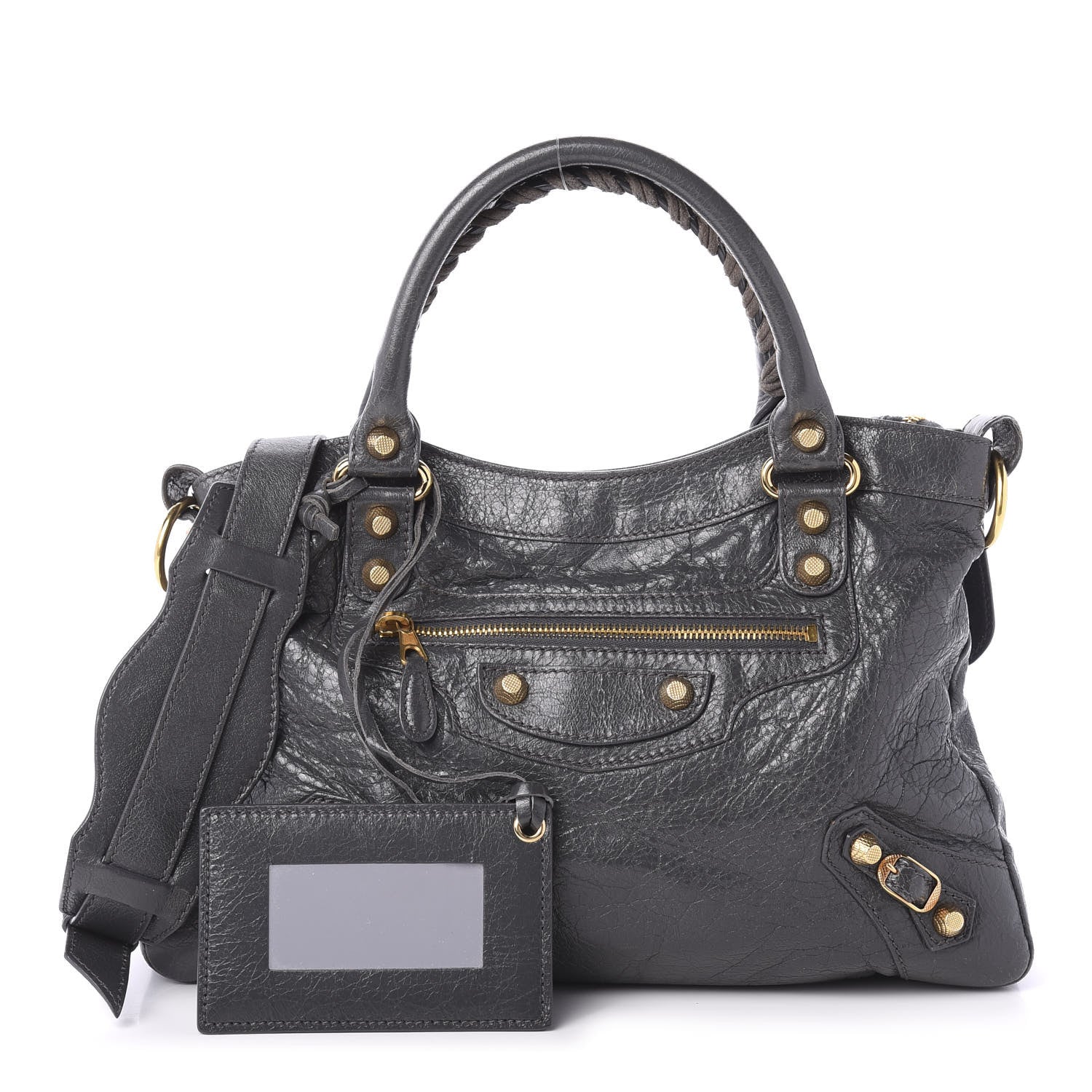 Balenciaga Agneau Giant 12 Gold Hardware Town Gris Fossile 1 of 11