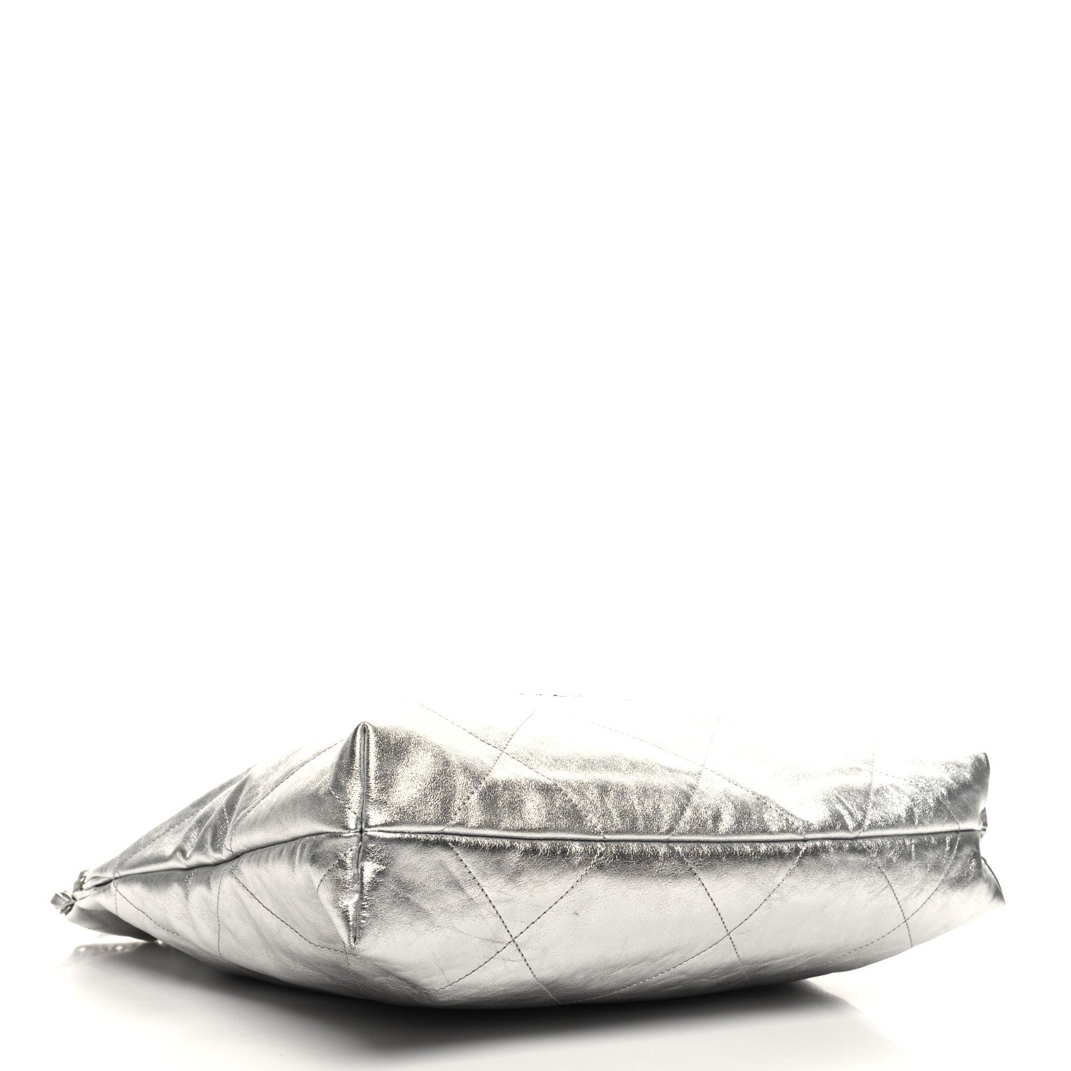 Chanel Metallic Calfskin Quilted Chanel 22 Silver 5 of 12
