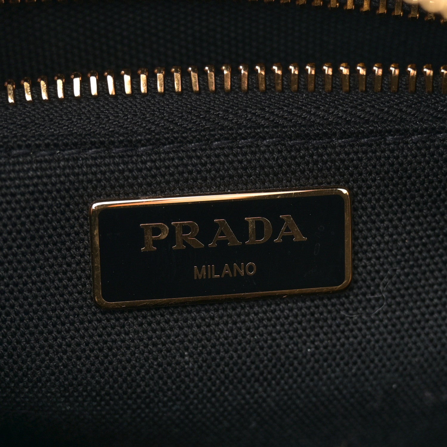 Prada Wicker Canvas Tote Naturale Black 6 of 12