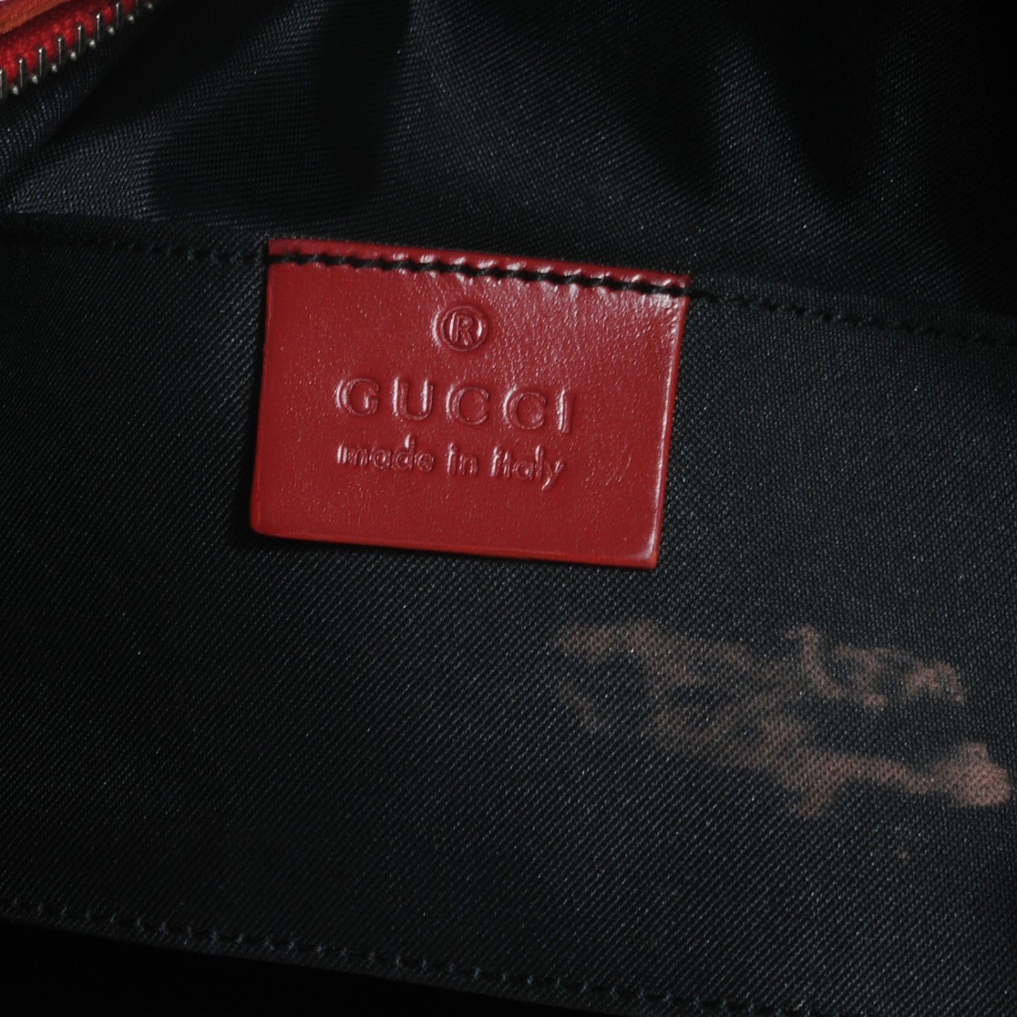 Monogram Small Hobo Red